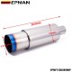 EPMAN 12PCS/Carton Car motorbike Exhaust systems Muffler Tip Universal Stainless steel ID 51mm 57mm 63mm 70mm Outlet 89mm styling Silencer tail pipe Burnt Tip (Pre-Order)
