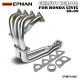 EPMAN Stainless Steel Piping Header Manifold Exhaust For Honda Civic 88-00 EG EF EK EM EPMFH1801 EPMAN Stainless Steel Piping Header Manifold Exhaust For Honda Civic 88-00 EG EF EK EM EPMFH1801