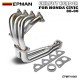 EPMAN Stainless Steel Piping Header Manifold Exhaust For Honda Civic 88-00 EG EF EK EM EPMFH1801