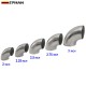EPMAN Stainless Steel 1.5", 1.75" 2", 2.25", 2.5", 2.75", 3", 3.5", 4" Weld Long Radius 90 Elbows for Car Modified Exhaust Elbow Pipe, Exhaust Downpipe Cutout Stair Handrail etc..