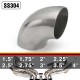 EPMAN Stainless Steel 1.5", 1.75" 2", 2.25", 2.5", 2.75", 3", 3.5", 4" Weld Long Radius 90 Elbows for Car Modified Exhaust Elbow Pipe, Exhaust Downpipe Cutout Stair Handrail etc.. EPMAN Stainless Steel 1.5", 1.75" 2", 2.25", 2.5", 2.75", 3", 3.5", 4" Weld Long Radius 90 Elbows for Car Modified Exhaust Elbow Pipe, Exhaust Downpipe Cutout Stair Handrail etc..