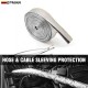 EPMAN 10 Meter Heat Shield Sleeve Insulated Wire Hose Cover Wrap Loom Tube ID 10mm 12mm 15mm 20mm EPMAN 10 Meter Heat Shield Sleeve Insulated Wire Hose Cover Wrap Loom Tube ID 10mm 12mm 15mm 20mm