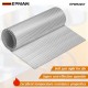 EPMAN 50SHEETS/CARTON Exhaust Heat Shield Automotive Embossed SS304 Heat Shield Muffler Exhaust Wrap, 19.7" x 19.7" for Heat Barrier, Fire Wall, Exhaust Wrap EPWR22ST EPMAN 50SHEETS/CARTON Exhaust Heat Shield Automotive Embossed SS304 Heat Shield Muffler Exhaust Wrap, 19.7" x 19.7" for Heat Barrier, Fire Wall, Exhaust Wrap EPWR22ST