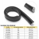 EPMAN Vulcan Fire Sleeve Fire Braid Flame Shield Black ID:6mm-30mm Or 1/4"-9/8" For AN4 AN6 AN8 AN10 AN12 AN18 Fuel Hose Line