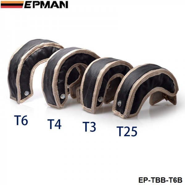 EPMAN T5/T6 Turbo Charger Blanket Heat Shield Beanie Wrap EP-TBB-T6B