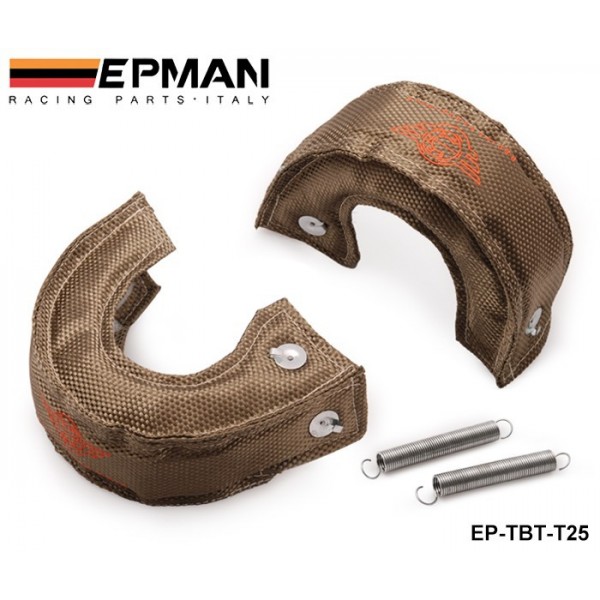 EPMAN Turbo T25 T28 GT25 GT28 GT30 GT35 Turbocharger Titanium Heat Shield Wrap Blanket EP-TBT-T25