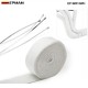 EPMAN White Turbo Manifold Heat Exhaust Thermal Wrap Tape & Stainless Ties 2"X10meter EP-WR13WH