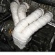 EPMAN White Turbo Manifold Heat Exhaust Thermal Wrap Tape & Stainless Ties 2"X10meter EP-WR13WH EPMAN White Turbo Manifold Heat Exhaust Thermal Wrap Tape & Stainless Ties 2"X10meter EP-WR13WH