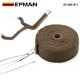 EPMAN Titanium Turbo Manifold Heat Exhaust Thermal Wrap Tape & Stainless Ties 2"x10 Meter EP-WR15TI EPMAN Titanium Turbo Manifold Heat Exhaust Thermal Wrap Tape & Stainless Ties 2"x10 Meter EP-WR15TI