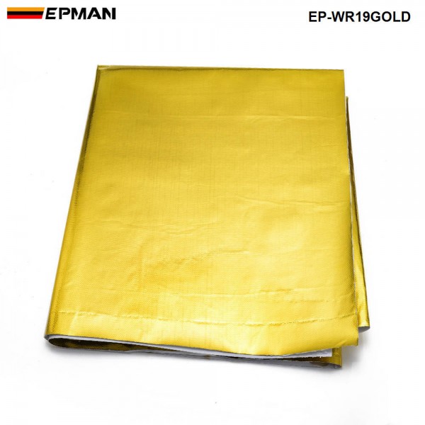 EPMAN 39" x 47" Self Adhesive Reflect A Gold Heat Wrap Barrier (1M*1.2M) EP-WR19GOLD​ 