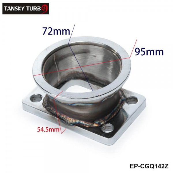 EPMAN Steel Adaptor for T3 4 Bolts to 3" V-Band Flange For Toyota Acura Honda BMW EP-CGQ142Z EPMAN Steel Adaptor for T3 4 Bolts to 3" V-Band Flange For Toyota Acura Honda BMW EP-CGQ142Z