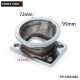 EPMAN Steel Adaptor for T3 4 Bolts to 3" V-Band Flange For Toyota Acura Honda BMW EP-CGQ142Z EPMAN Steel Adaptor for T3 4 Bolts to 3" V-Band Flange For Toyota Acura Honda BMW EP-CGQ142Z