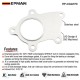 EPMAN 10PCS/LOT T3/T4 Turbo Discharge Gaskets A/R.63 Discharge Gaskets EP-CGQ17D EPMAN 10PCS/LOT T3/T4 Turbo Discharge Gaskets A/R.63 Discharge Gaskets EP-CGQ17D