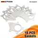 EPMAN 10PCS/LOT T3/T4 Turbo Discharge Gaskets A/R.63 Discharge Gaskets EP-CGQ17D EPMAN 10PCS/LOT T3/T4 Turbo Discharge Gaskets A/R.63 Discharge Gaskets EP-CGQ17D