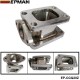 EPMAN T3 to T3 Turbo Manifold Flange Adapter with an integrated 2-bolt 38mm External Wastegate Port EP-CGQ20Z
