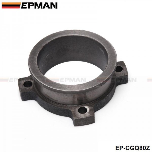 EPMAN 3" 4 Bolt To 3" V Band Adaptor Turbo Exhaust Flange T3 GT3582 GT35 Cast Flange Adaptor EP-CGQ80Z