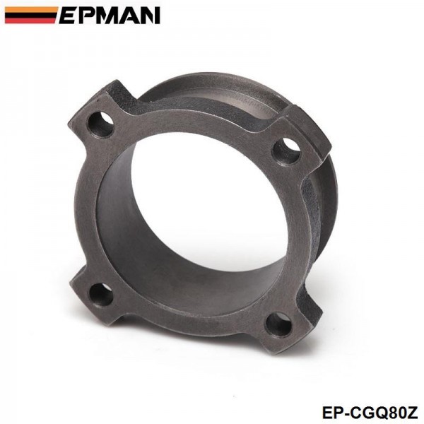 EPMAN 3" 4 Bolt To 3" V Band Adaptor Turbo Exhaust Flange T3 GT3582 GT35 Cast Flange Adaptor EP-CGQ80Z