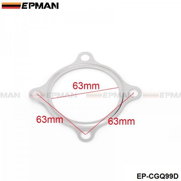 EPMAN 10PCS/LOT 2.5" 4 Bolt Turbo Downpipe Gasket Fits GT30 GT35 GT2871R GT2540R Turbocharger EP-CGQ99D