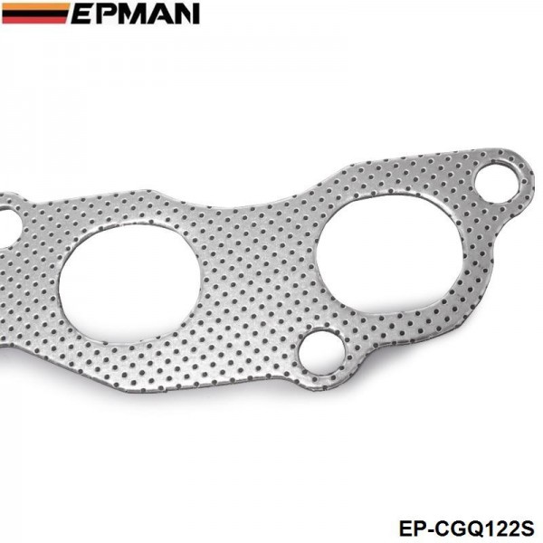 (MOD:20SETS )EPMAN -10PCS/LOT Performance Exhaust Gasket For Honda Civic Integra RSX K20A K20A2 K20Z4 EP-CGQ122S