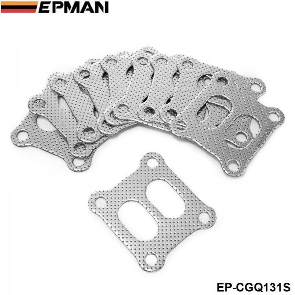 EPMAN 10PCS/PAK GT4 / MR2 Turbo 3S GTE Performance Turbo To Manifold Gasket CT20 CT26 EP-CGQ131S