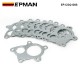 EPMAN 5 Bolt Downpipe Gasket For T3, T3/T4, T04E Turbo Manifold Down Pipes Internal Wastegate Actuator EP-CGQ136S