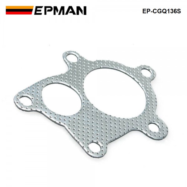 EPMAN 5 Bolt Downpipe Gasket For T3, T3/T4, T04E Turbo Manifold Down Pipes Internal Wastegate Actuator EP-CGQ136S