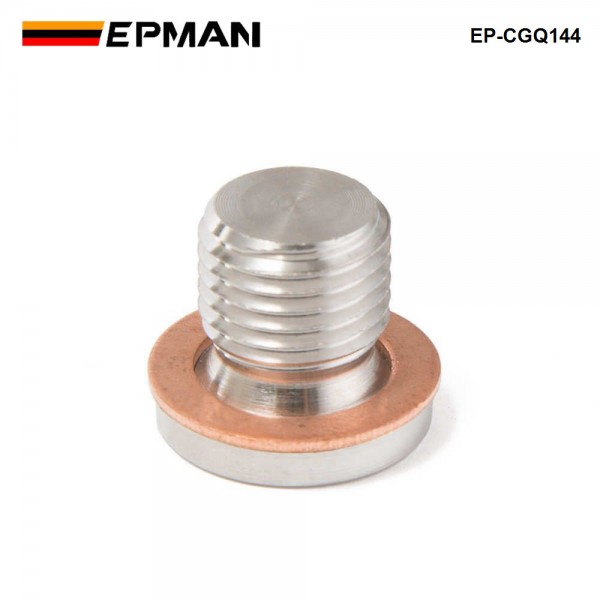 EPMAN -M12 x 1.25mm Oxygen O2 Lambda Sensor Blanking Exhaust Plug Cap Fits Motorcycles And Cars EP-CGQ144