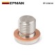 EPMAN -M12 x 1.25mm Oxygen O2 Lambda Sensor Blanking Exhaust Plug Cap Fits Motorcycles And Cars EP-CGQ144