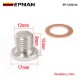 EPMAN -M12 x 1.25mm Oxygen O2 Lambda Sensor Blanking Exhaust Plug Cap Fits Motorcycles And Cars EP-CGQ144 EPMAN -M12 x 1.25mm Oxygen O2 Lambda Sensor Blanking Exhaust Plug Cap Fits Motorcycles And Cars EP-CGQ144