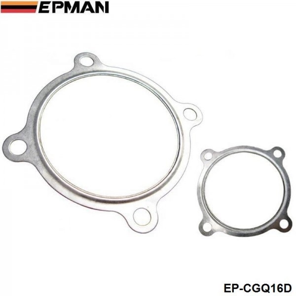 EPMAN 10PCS/LOT 3" 4 Bolt Turbo Downpipe Gasket Fits GT30 GT35 Turbochargers EP-CGQ16D