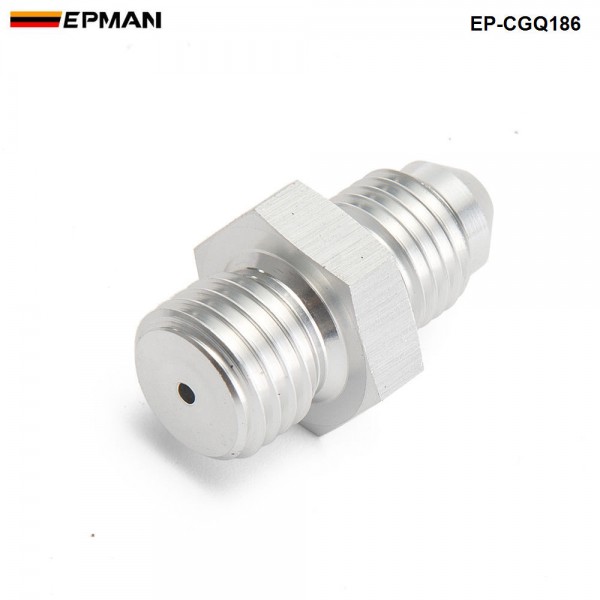 EPMAN -Turbo Oil Feed Adapter kit M12x1.5mm / 1.5mm hole to -4AN  For Volvo TD04H TD04HL EP-CGQ186