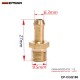 EPMAN -Turbocharger Compressor Brass Boost Nipple For T2 T25 T28 T3 T34 Turbo 1/8"Male NPT EP-CGQ188 EPMAN -Turbocharger Compressor Brass Boost Nipple For T2 T25 T28 T3 T34 Turbo 1/8"Male NPT EP-CGQ188