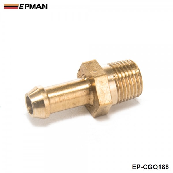 EPMAN -Turbocharger Compressor Brass Boost Nipple For T2 T25 T28 T3 T34 Turbo 1/8"Male NPT EP-CGQ188 EPMAN -Turbocharger Compressor Brass Boost Nipple For T2 T25 T28 T3 T34 Turbo 1/8"Male NPT EP-CGQ188