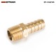 EPMAN -1/2 inch Hose Barb X 3/8" NPT - Male Insert Brass Hose Fitting For Fuel pump/Oil cooler For Honda Civic EP-CGQ195 