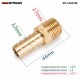 EPMAN -1/2 inch Hose Barb X 3/8" NPT - Male Insert Brass Hose Fitting For Fuel pump/Oil cooler For Honda Civic EP-CGQ195 