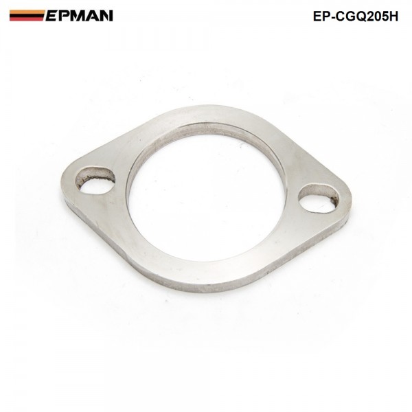 EPMAN Universal Exhaust Flange 2.5" Catback Exhaust 2 Blots Downpipe Muffler Cat Weldable EP-CGQ205H EPMAN Universal Exhaust Flange 2.5" Catback Exhaust 2 Blots Downpipe Muffler Cat Weldable EP-CGQ205H