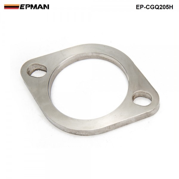 EPMAN Universal Exhaust Flange 2.5" Catback Exhaust 2 Blots Downpipe Muffler Cat Weldable EP-CGQ205H EPMAN Universal Exhaust Flange 2.5" Catback Exhaust 2 Blots Downpipe Muffler Cat Weldable EP-CGQ205H