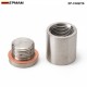  EPMAN -Racing Sport T304 1"Stainless Steel O2 / Oxygen Sensor Exhaust Bung (18mm x 1.5) W/plug EP-CGQ216