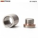  EPMAN -Racing Sport T304 1"Stainless Steel O2 / Oxygen Sensor Exhaust Bung (18mm x 1.5) W/plug EP-CGQ216
