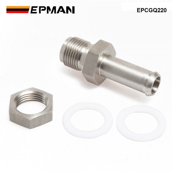 EPMAN Car Fitting 5/8" Hose W/N Welding Turbo Oil Pan Return / Drain Plug Adapter EPCGQ220