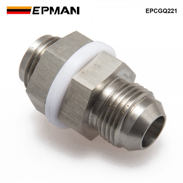 EPMAN Car Universal Turbo Steel Oil Pan Return Drain Plug Adapter Bung Fitting 10AN Weldable EPCGQ221