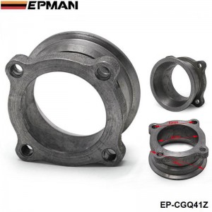 EPMAN - 2.5" inner diameter 4 bolt downpipe exhaust flange to 3" v band adaptor (turbo) EP-CGQ41Z