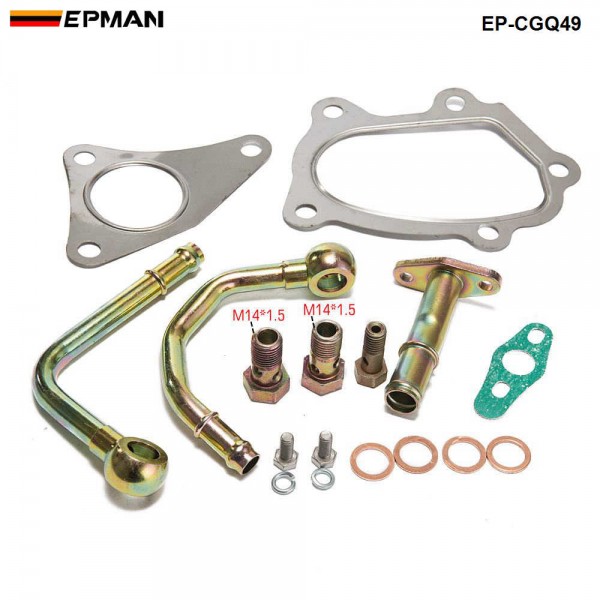 EPMAN Turbo Oil Water Gasket Line Kit For Subaru Impreza EJ20 EJ25 TD05H TD06H TD06SL2 EP-CGQ49