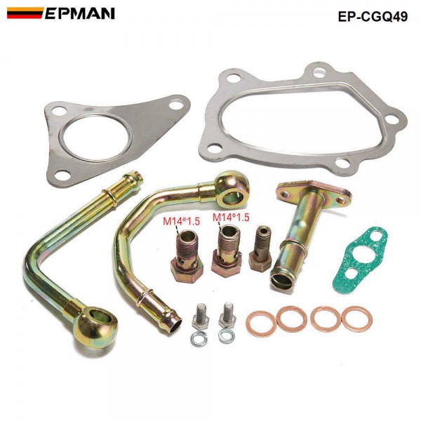 EPMAN Turbo Oil Water Gasket Line Kit For Subaru Impreza EJ20 EJ25 TD05H TD06H TD06SL2 EP-CGQ49 EPMAN Turbo Oil Water Gasket Line Kit For Subaru Impreza EJ20 EJ25 TD05H TD06H TD06SL2 EP-CGQ49