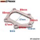 EPMAN High Performance Exhaust Downpipe Flange Adapter 9mm Thickness For Subaru TD04 Turbocharger Exhaust System Parts EP-CGQ74H
