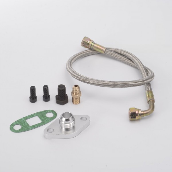 EPMAN - Oil Feed Line Kit Flange Single Turbo For Toyota Supra 1JZGTE 2JZGTE 1JZ/2JZ EP-WXB08