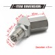 EPMAN Spacer Catalytic Adapter Bung M18 * 1.5 Oxygen O2 Sensor Fix Check Engine Light 45 Degree EPAA08G20K EPMAN Spacer Catalytic Adapter Bung M18 * 1.5 Oxygen O2 Sensor Fix Check Engine Light 45 Degree EPAA08G20K