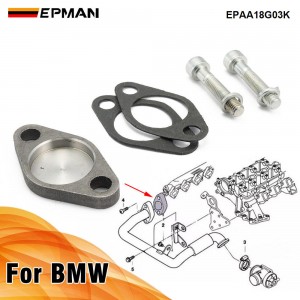 EPMAN EGR Off EGR Valve Blanking Plate EGR Valve Plate Kit with Gasket for BMW E53 E38 E39 E46 X5 EPAA18G03K