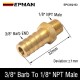 EPMAN Straight 3/8 ID Hose Barb 1/8 Male NPT Brass Fitting Adapters For Vacuum Line, Fuel Pump, Oil Cooler EPCGQ103 EPMAN Straight 3/8 ID Hose Barb 1/8 Male NPT Brass Fitting Adapters For Vacuum Line, Fuel Pump, Oil Cooler EPCGQ103
