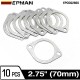 2.75 inch ( 70mm ) +$0.80